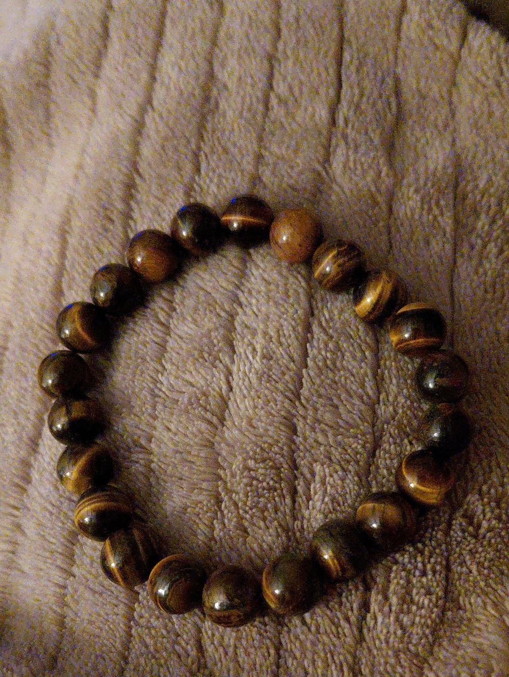 Tiger Eye Beaded Stretch Bracelet